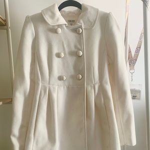 Ever New Cream pleated coat